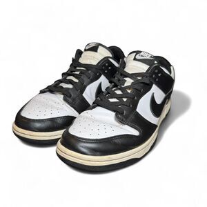 Nike Men's Dunk Low Panda Black and White Trainers Size 10.5 OG